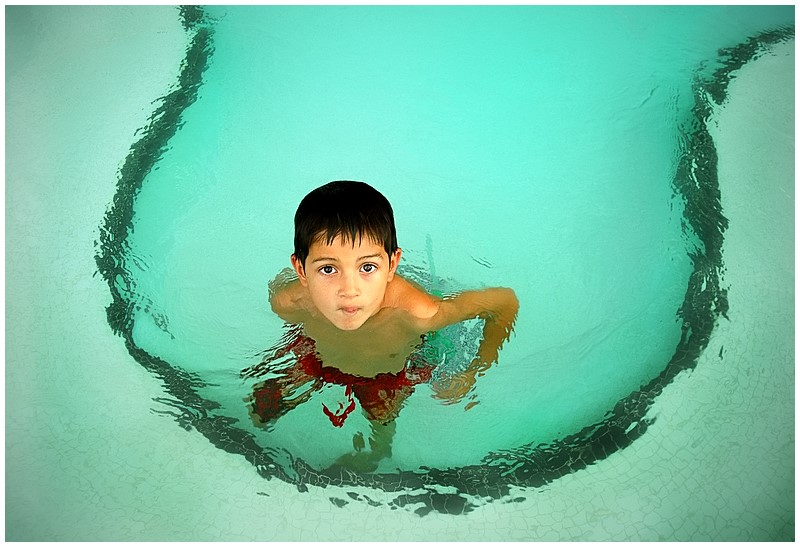 Is it okay for my kids to go to the neighbours every day because they have a swimming pool?